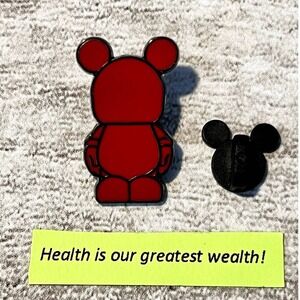 Disney Pin Red Mickey Vinylmation
